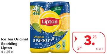 Aanbieding: Ice Tea Original Sparkling Lipton