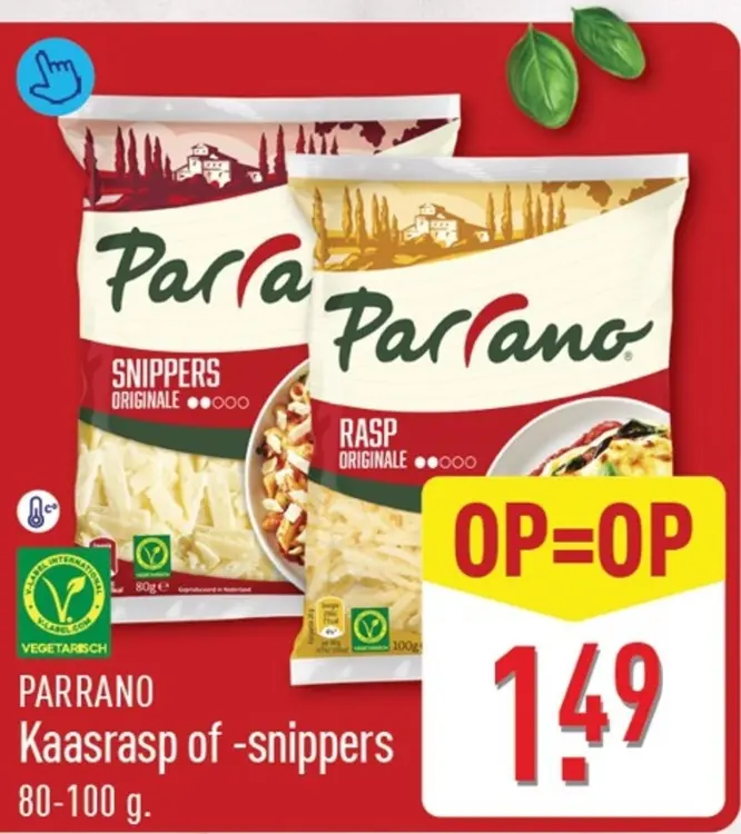Aanbieding: Kaasrasp of -snippers