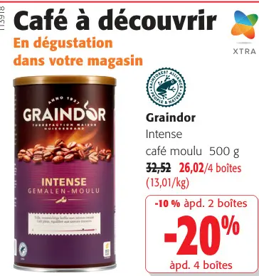 Offre: Café moulu Intense