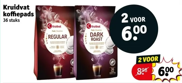 Aanbieding: Kruidvat koffiepads