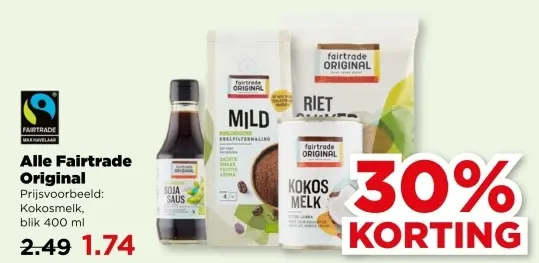Aanbieding: Alle Fairtrade Original