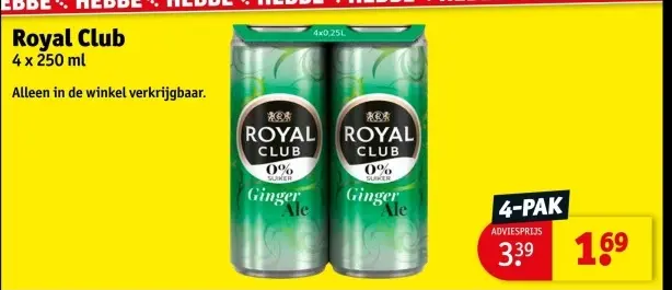 Aanbieding: Ginger Ale