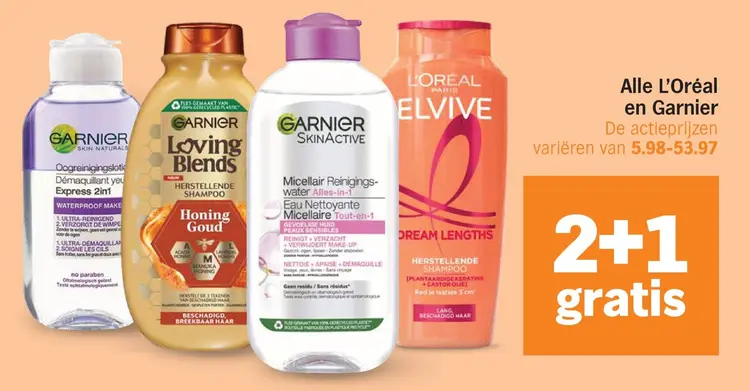 Aanbieding: Alle L'Oréal en Garnier