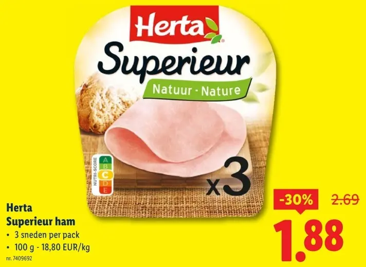Promotie: Superieur ham