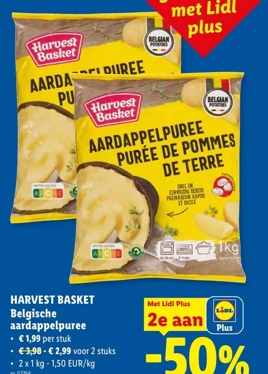 Promotie: Harvest Basket Belgische aardappelpuree