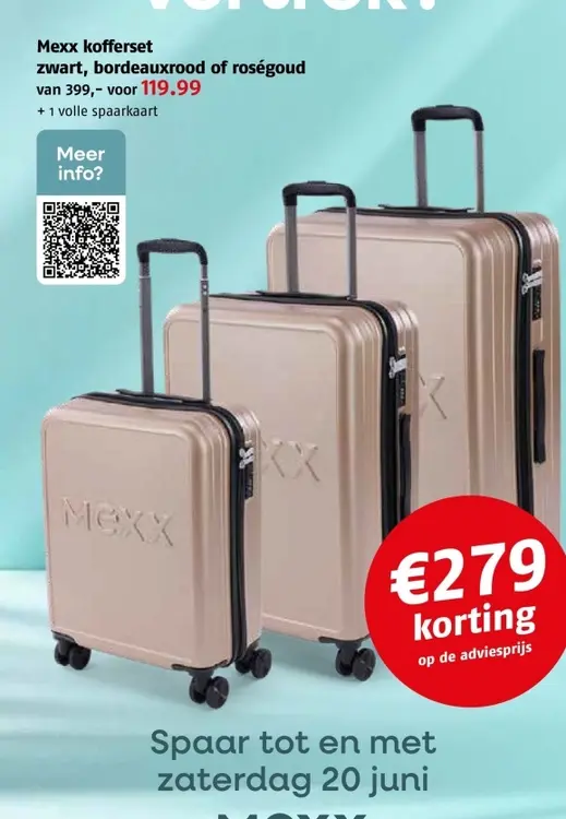 Aanbieding: Mexx kofferset