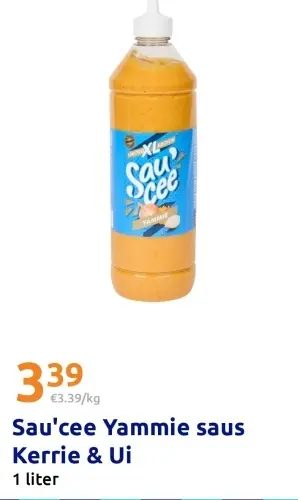 Promotie: Yammie saus Kerrie & Ui