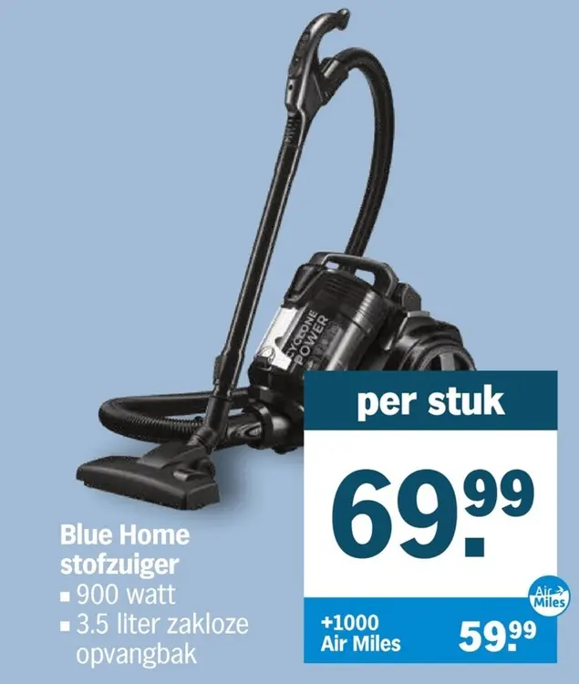Aanbieding: Blue Home stofzuiger