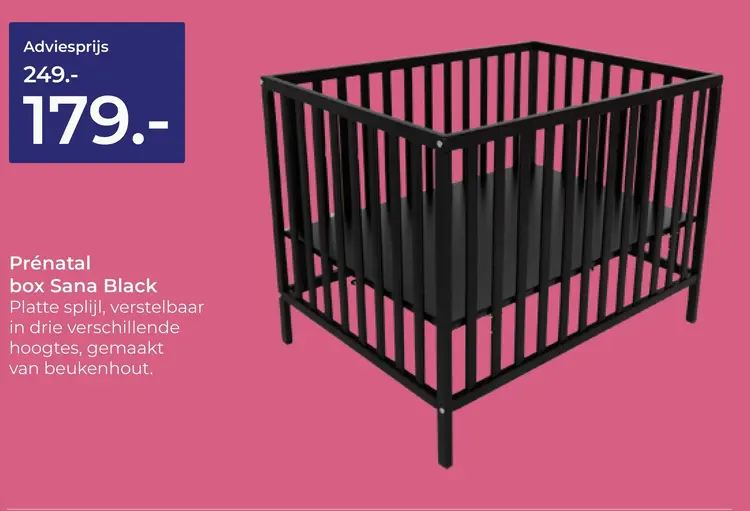 Aanbieding: Box Sana Black