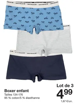Offre: Boxer enfant