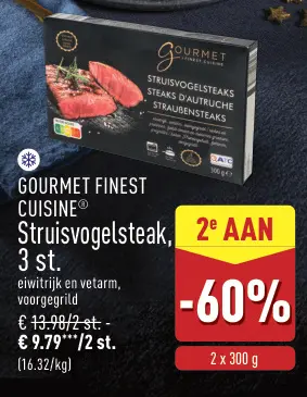 Aanbieding: Struisvogelsteak