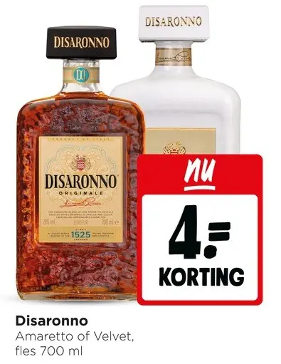 Aanbieding: Disaronno Amaretto of Velvet