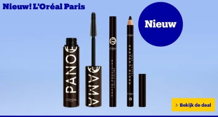 Aanbieding: L'Oréal Paris Mascara, Liquid Eyeliner