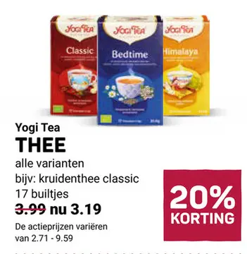 Aanbieding: THEE