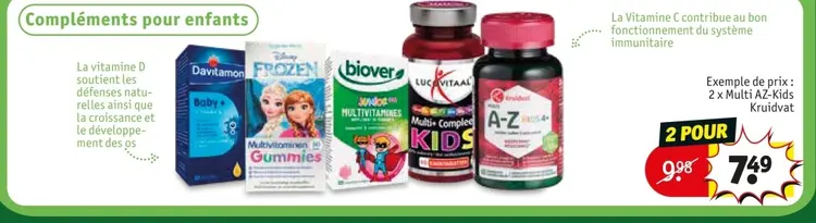 Offre: Complements pour enfants