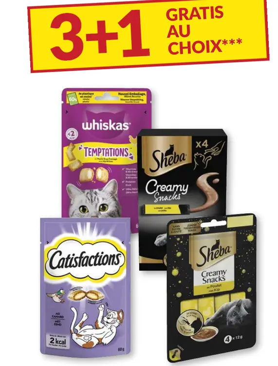 Offre: Snack pour chat Variétés au choix