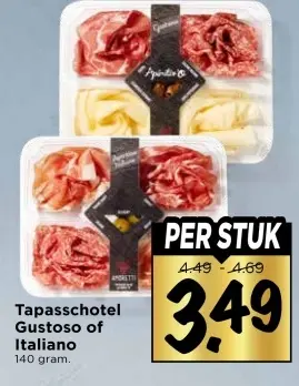 Aanbieding: Tapasschotel Gustoso of Italiano