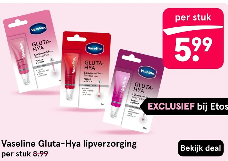 Aanbieding: Gluta-Hya lipverzorging