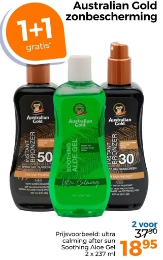 Aanbieding: Australian Gold zonbescherming