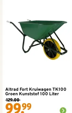 Aanbieding: Altrad Fort Kruiwagen TK100