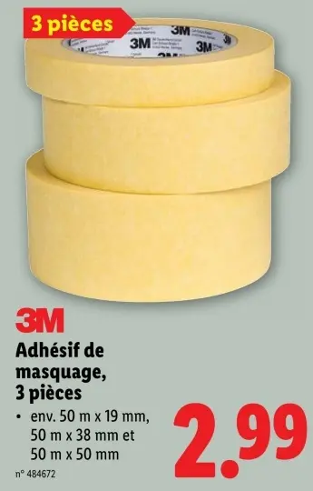 Offre: Adhésif de masquage