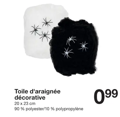 Offre: Toile d'araignée décorative