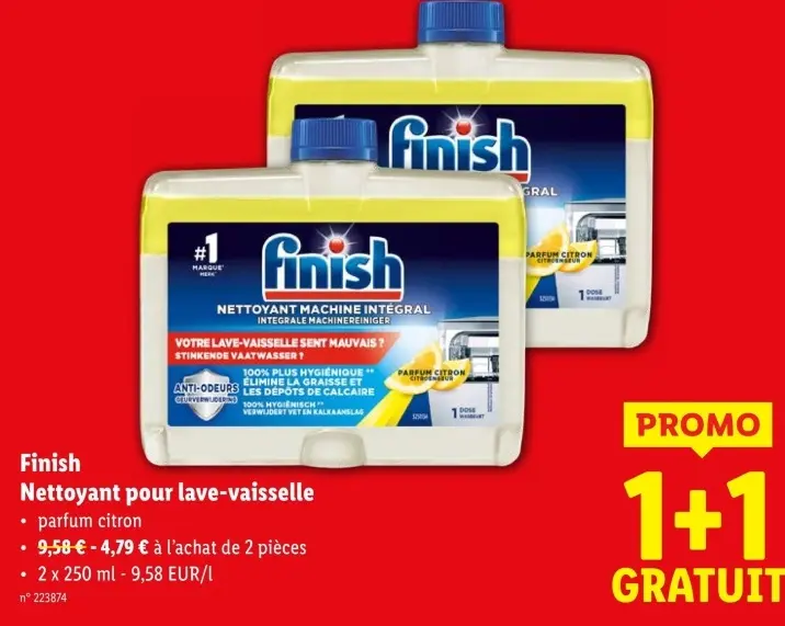 Offre: Nettoyant pour lave-vaisselle