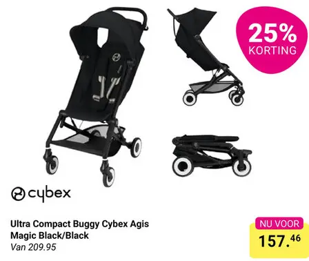 Aanbieding: Ultra Compact Buggy Cybex Agis Magic Black/Black