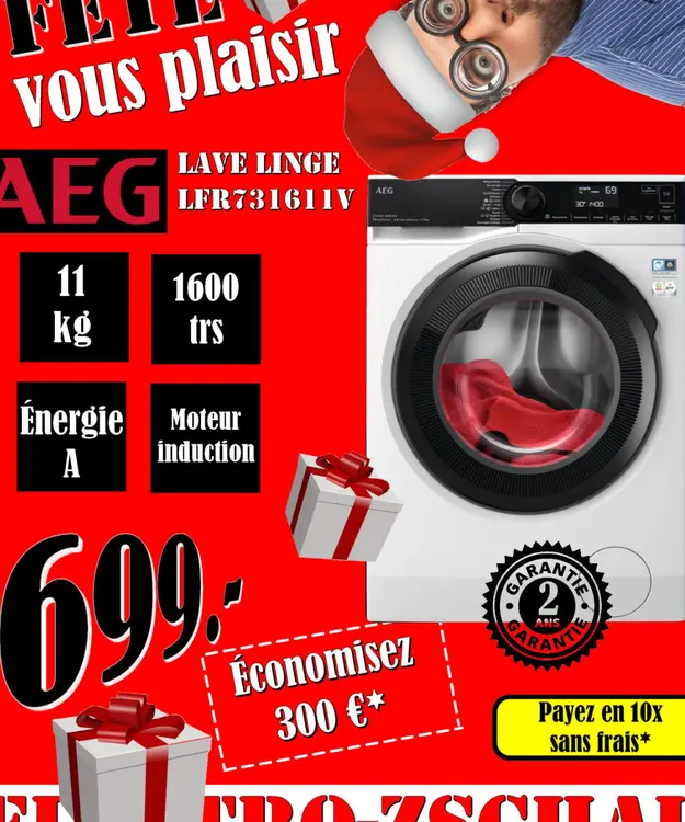 Promotie: Lave linge lfr731611v