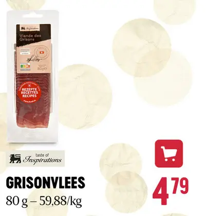 Promotie: Grisonvlees | Sneden