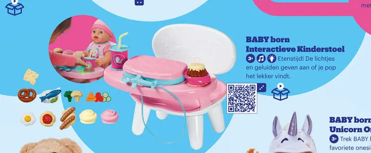 Aanbieding: BABY born Interactieve Kinderstoel