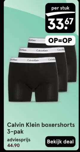 Aanbieding: boxershorts