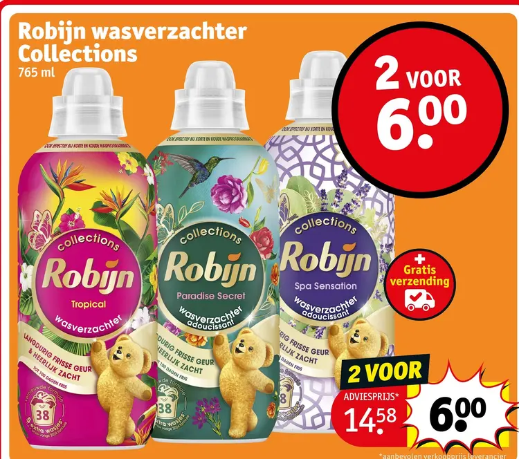 Aanbieding: Robijn wasverzachter Collections