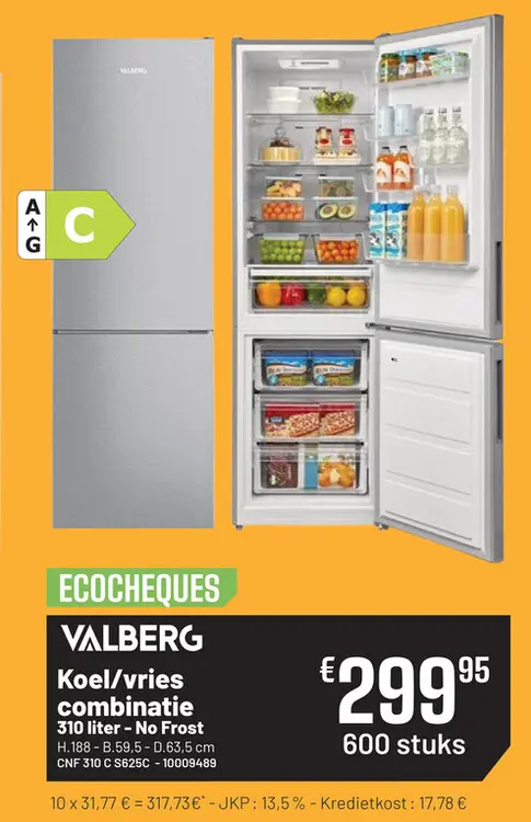 Promotie: Koel/vries combinatie
