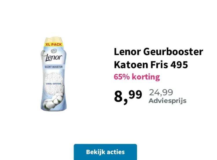 Aanbieding: Geurbooster Katoen Fris