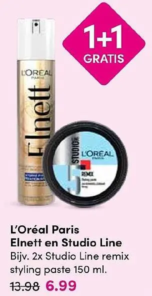 Aanbieding: Elnett en Studio Line