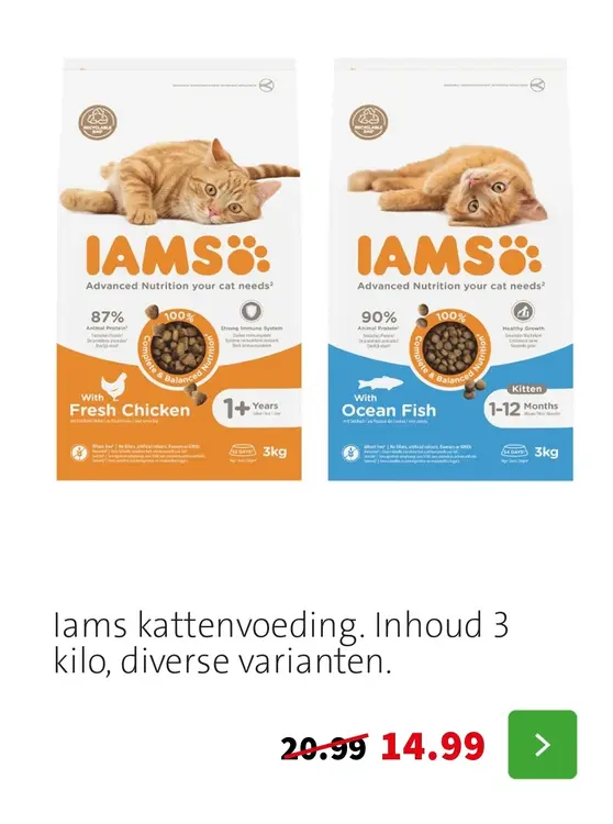 Aanbieding: kattenvoeding