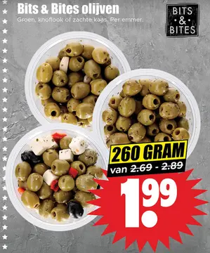 Aanbieding: Bits & Bites olijven