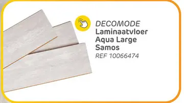 Promotie: Decomode laminaat aqua large samos 4-zijdige v-groef 8mm 2,543m²