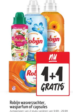 Aanbieding: Robijn wasverzachter, wasparfum of capsules