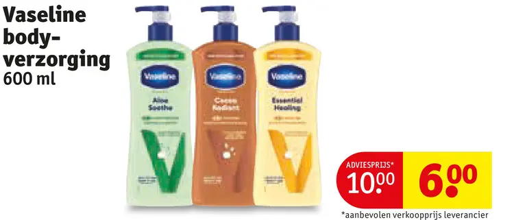 Aanbieding: Vaseline body-verzorging