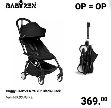 Aanbieding: Buggy BABYZEN YOYO² Black/Black