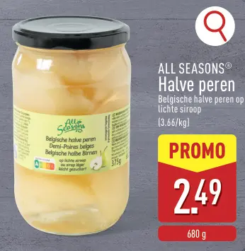 Promotie: Halve peren