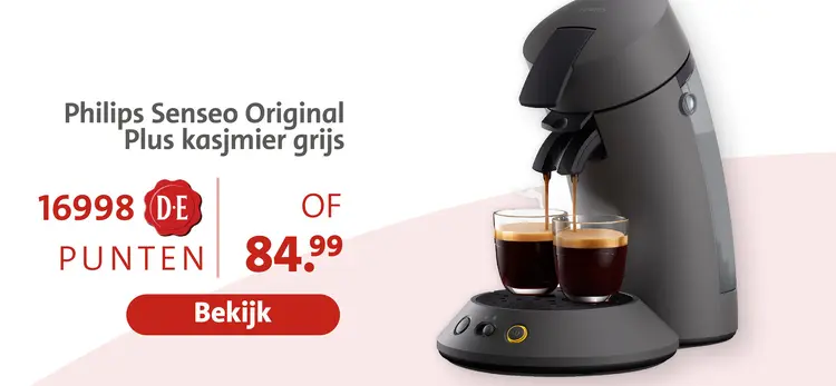 Aanbieding: Senseo Original Plus kasjmier grijs