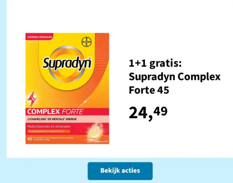 Promotie: Supradyn Complex Forte