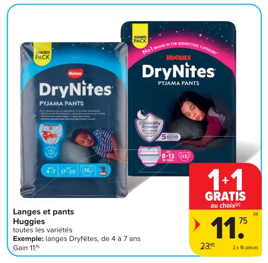 Offre: Langes et pants