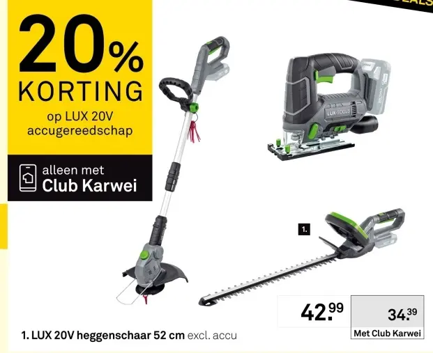 Aanbieding: heggenschaar