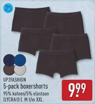 Aanbieding: 5-pack boxershorts