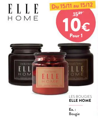 Offre: Bougies