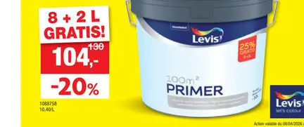 Offre: Levis primer 10l